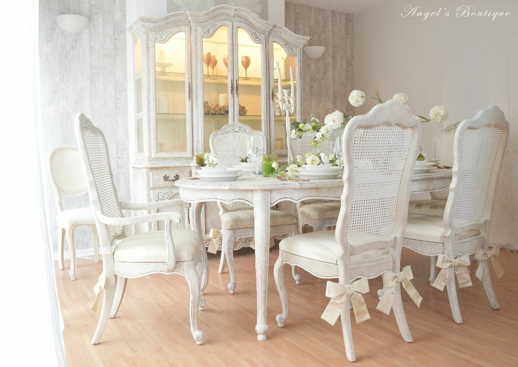 Best ideas about Shabby Chic Dining Table
. Save or Pin UNIQUE French Antique Shabby Chic Dining Table with Now.