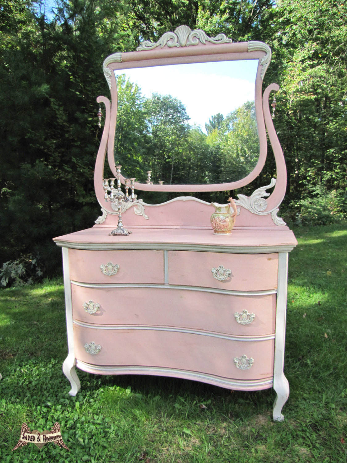 Best ideas about Shabby Chic Dresser
. Save or Pin SOLDDresser with mirror shabby chic dresser cottage Now.