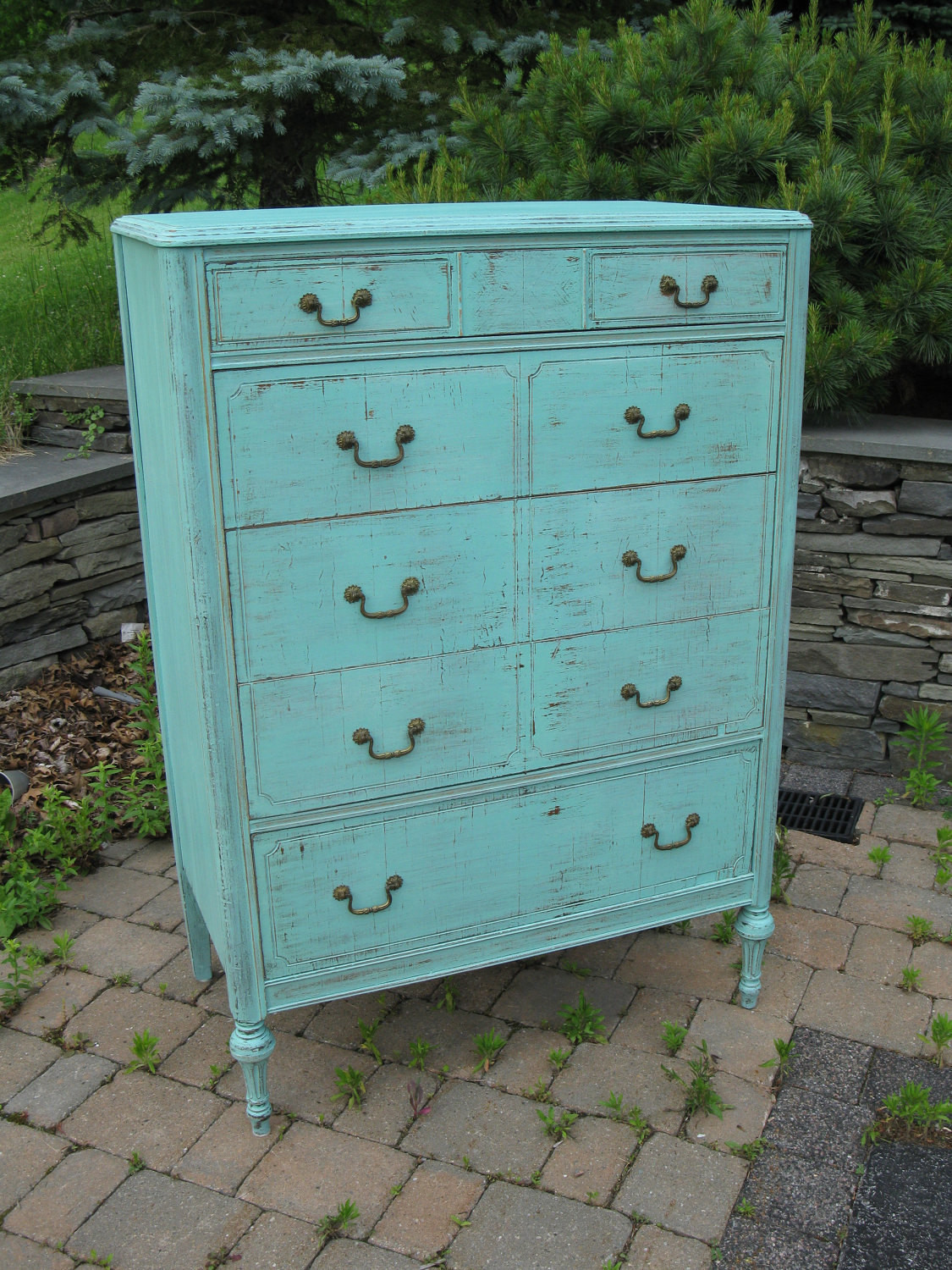 Best ideas about Shabby Chic Dressers
. Save or Pin Chic and Shabby Beachy Aqua Tall Dresser by Now.