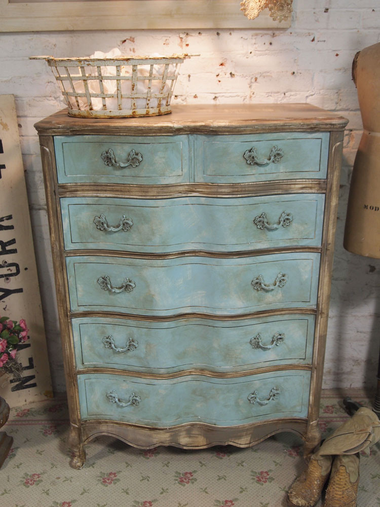 Best ideas about Shabby Chic Dressers
. Save or Pin Painted Cottage Chic Shabby Aqua French Dresser [CH31 Now.