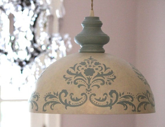 Best ideas about Shabby Chic Light Fixtures
. Save or Pin Modern Shabby Chic Dome Hanging Pendant by mysecretlite Now.