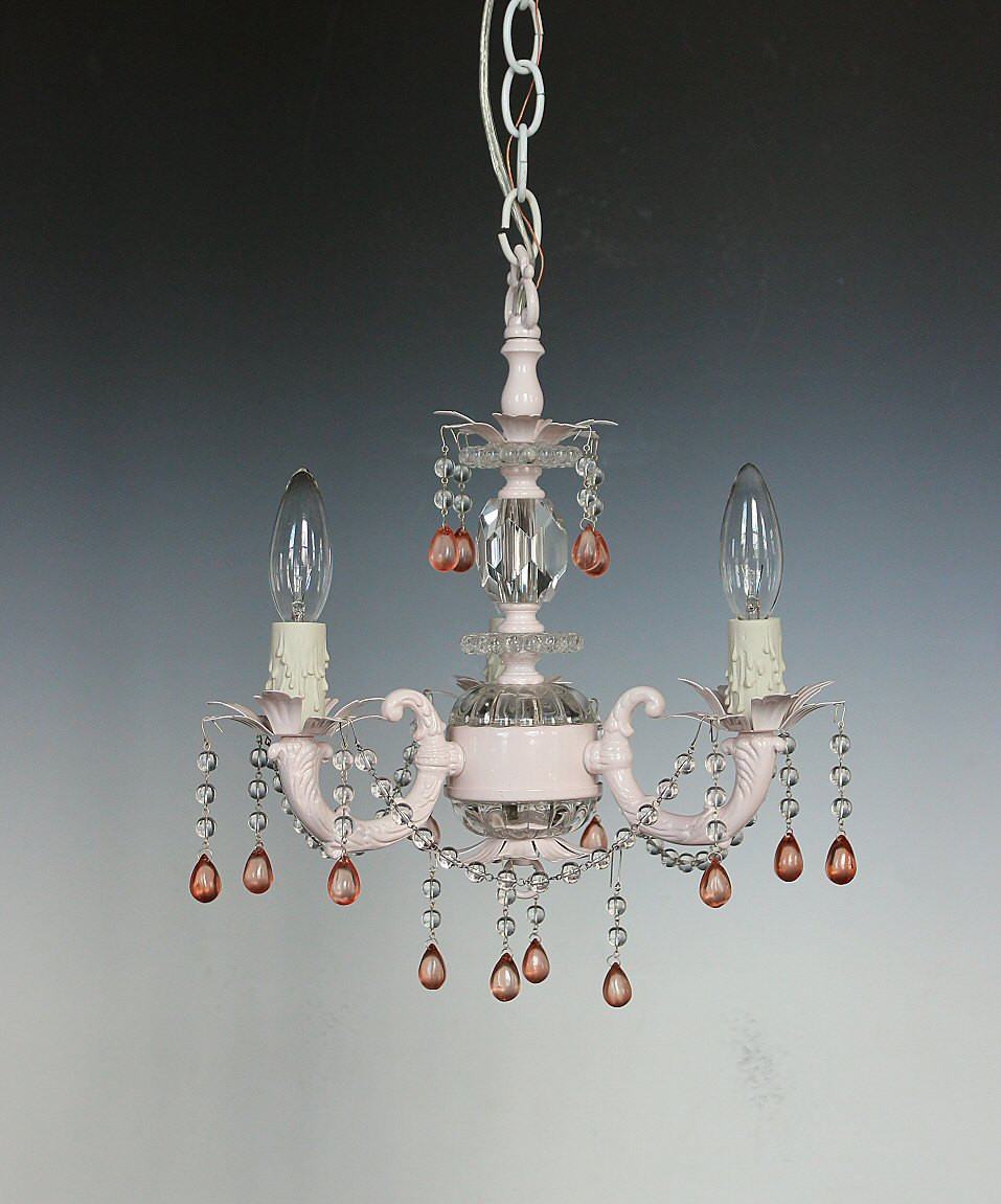 Best ideas about Shabby Chic Light Fixtures
. Save or Pin Pink Chandelier Shabby Chic Style Lighting by LightLadyStudio Now.