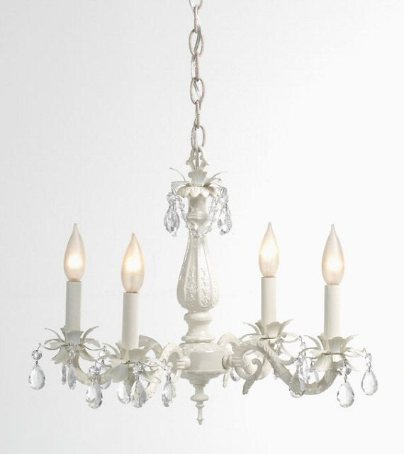 Best ideas about Shabby Chic Light Fixtures
. Save or Pin Ivory White Cottage Lighting Chandelier Shabby Chic by Now.