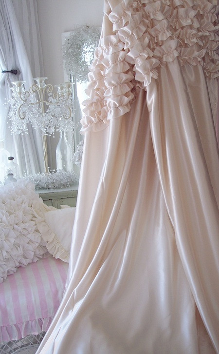 Best ideas about Shabby Chic Shower Curtain
. Save or Pin ROMANTIC SHABBY CHAMPAGNE DREAMY SATIN RUFFLES CHIC BATH Now.
