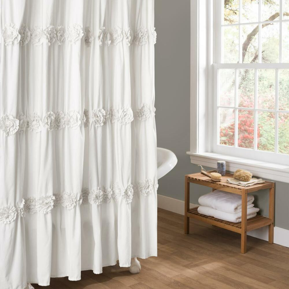 Best ideas about Shabby Chic Shower Curtain
. Save or Pin White Modern Country Chic Textured Ruffled Shabby Fabric Now.