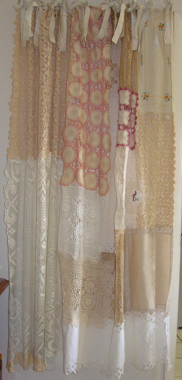 Best ideas about Shabby Chic Shower Curtain
. Save or Pin Shabby Chic Shower Curtain Vintage Crochet Now.