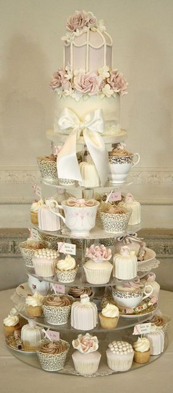 Best ideas about Shabby Chic Wedding Cake
. Save or Pin Wedding Cake Alternatives Cupcake Tower Vintage Inspired Now.