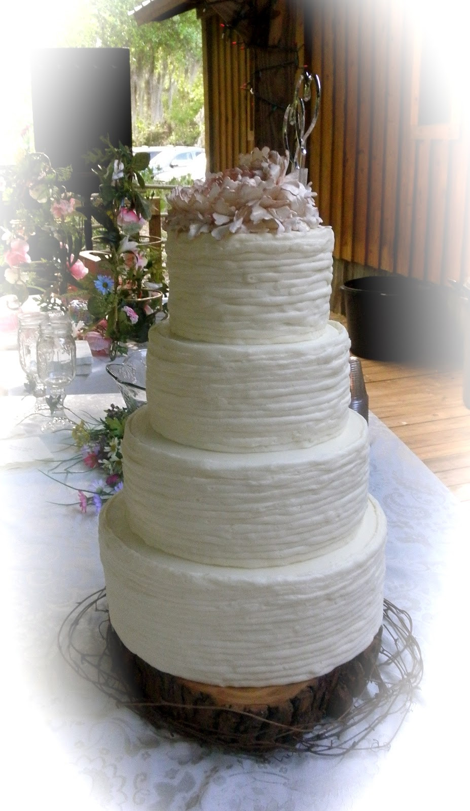 Best ideas about Shabby Chic Wedding Cake
. Save or Pin Sweet T s Cake Design Shabby Chic Peony Rustic Wedding Cake Now.