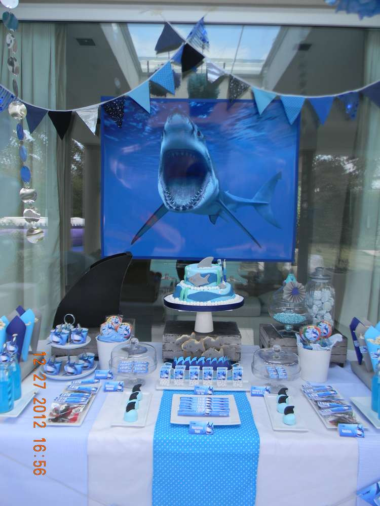 Best ideas about Shark Birthday Decorations
. Save or Pin Sharks Birthday Party Ideas 7 of 50 Now.