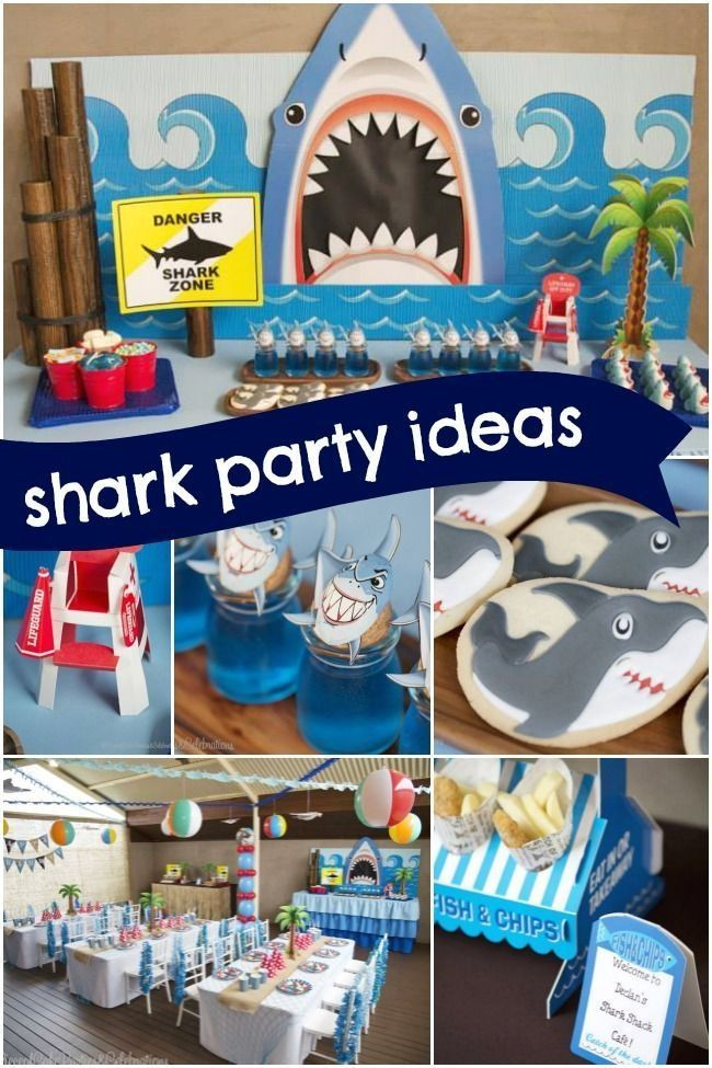 Best ideas about Shark Birthday Decorations
. Save or Pin Boy s Shark Birthday Party Ideas Now.