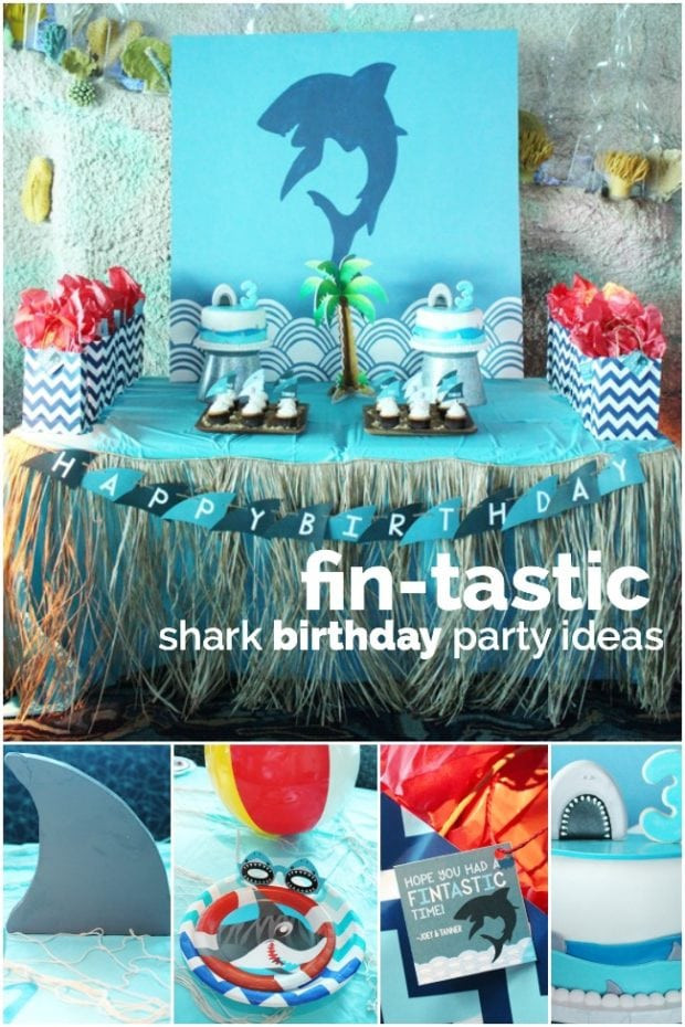 Best ideas about Shark Birthday Decorations
. Save or Pin A Fin tastic Boys’ Shark Party Spaceships and Laser Beams Now.