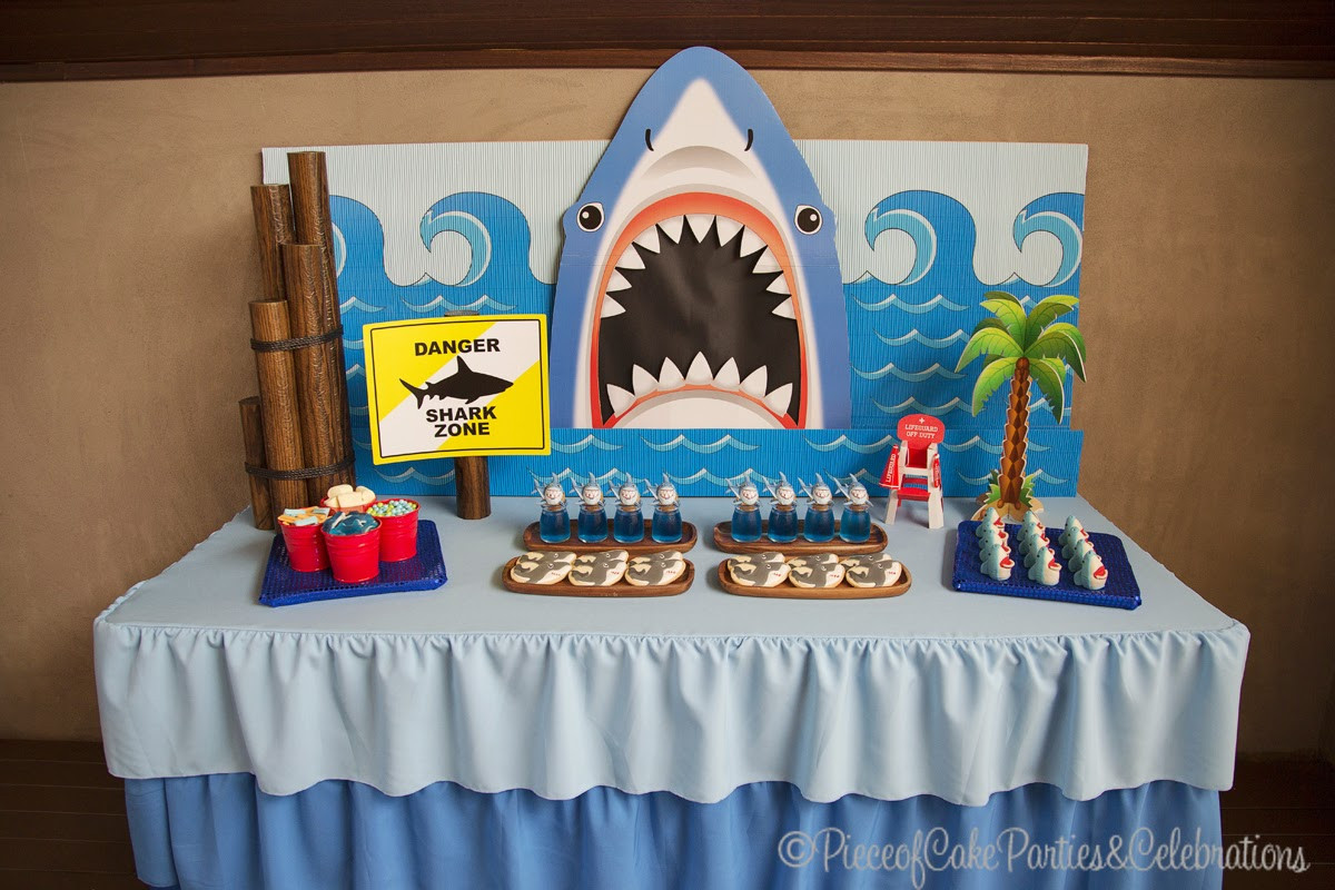 Best ideas about Shark Birthday Decorations
. Save or Pin Piece of Cake Declan s 5th Birthday Shark Theme Now.