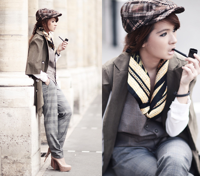 Best ideas about Sherlock Holmes Costume DIY
. Save or Pin Anastasia Siantar Vintage Market Vest Zara Pants Diy Now.