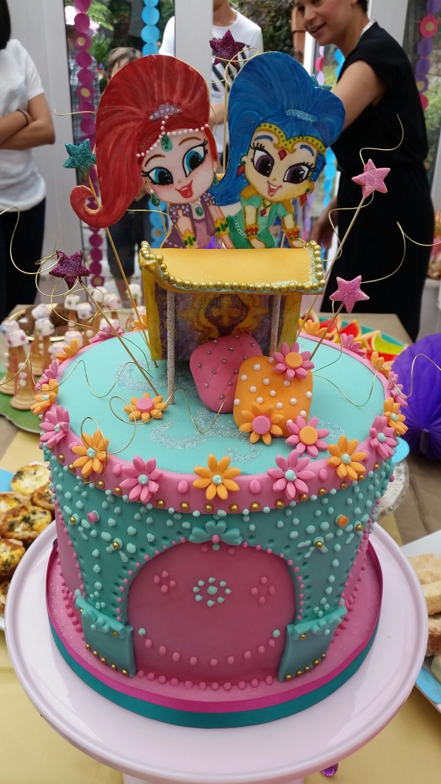 Best ideas about Shimmer And Shine Birthday Cake Ideas
. Save or Pin Shimmer and Shine cake Cake by Gabi Marx at Fancy that Now.