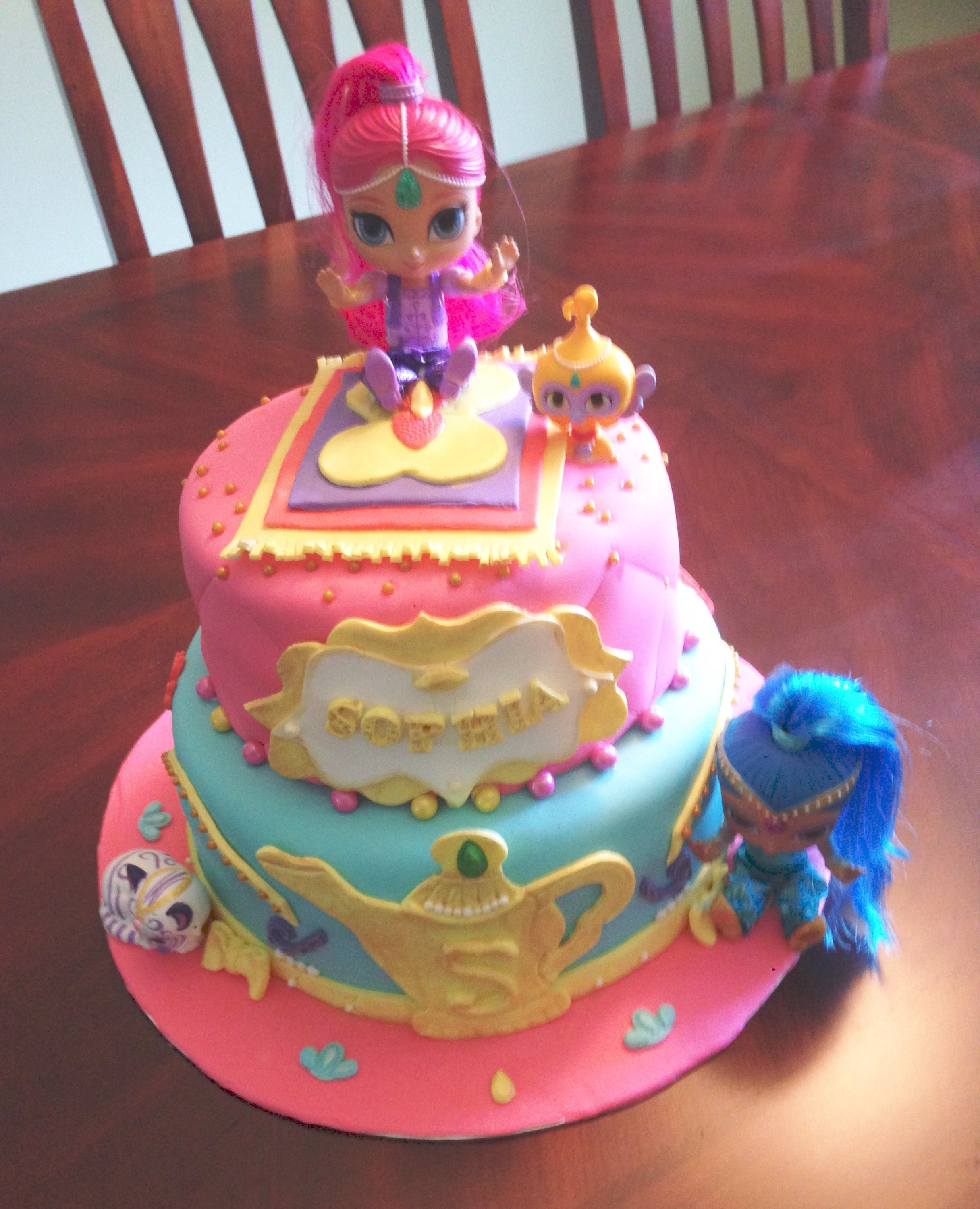 Best ideas about Shimmer And Shine Birthday Cake Ideas
. Save or Pin Shimmer and Shine cake topper Now.