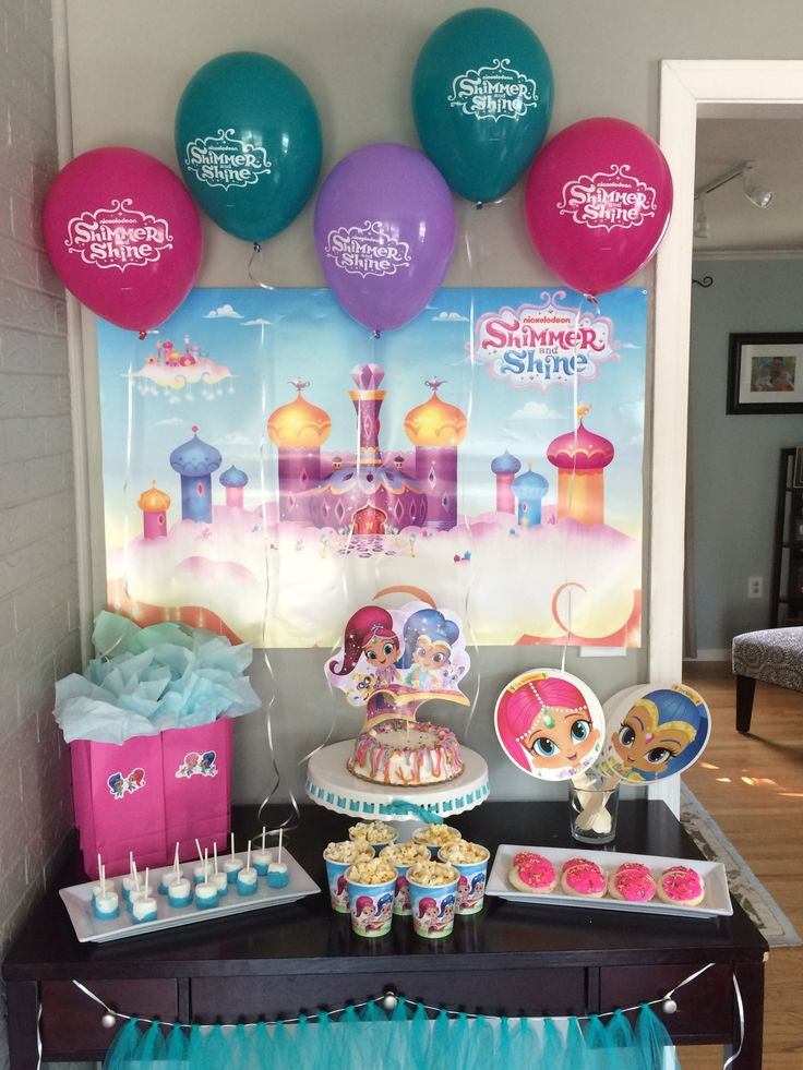 Best ideas about Shimmer And Shine Birthday Party Supplies
. Save or Pin Shimmer and Shine Viewing Party Now.