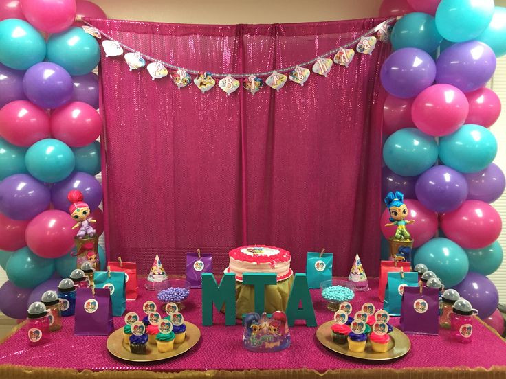 Best ideas about Shimmer And Shine Birthday Party Supplies
. Save or Pin Shimmer and Shine birthday party DIY Now.