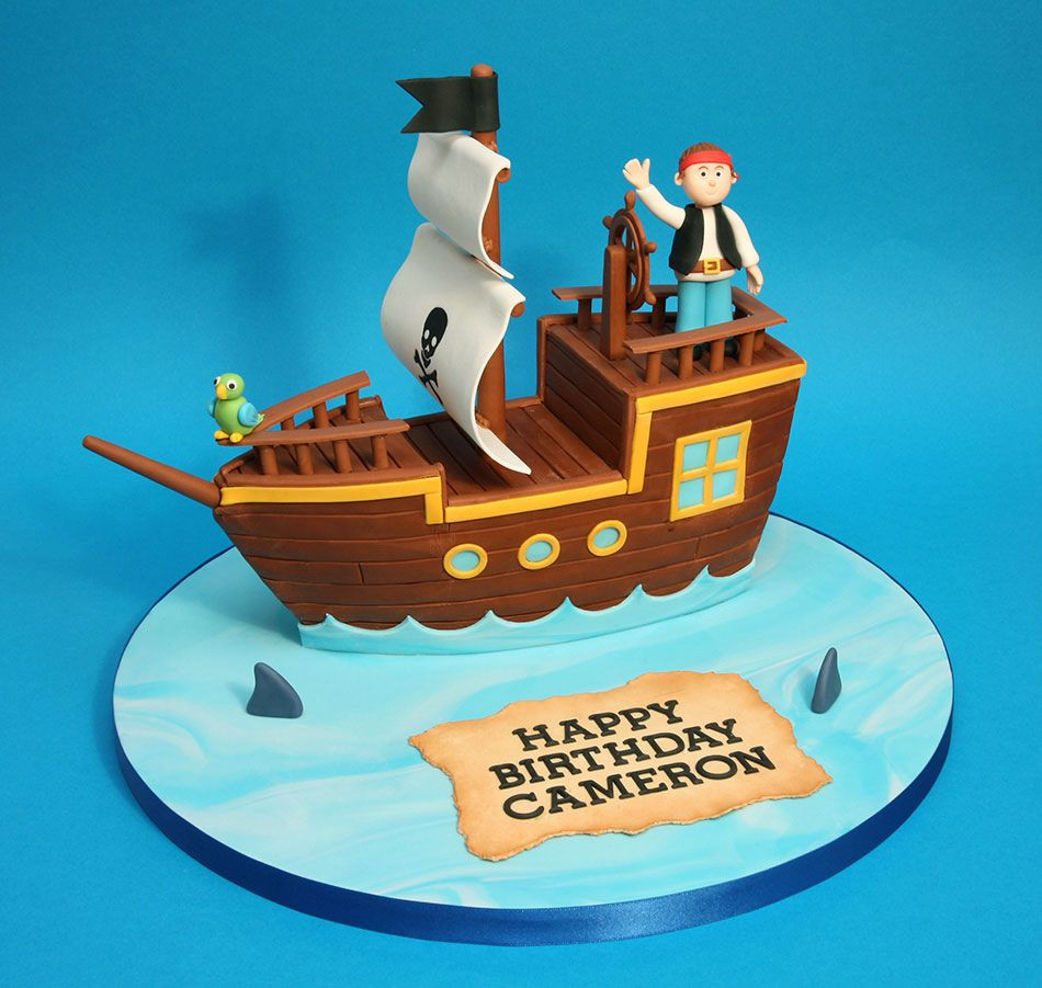 Best ideas about Ship Birthday Cake
. Save or Pin Pirate ship birthday cake Now.