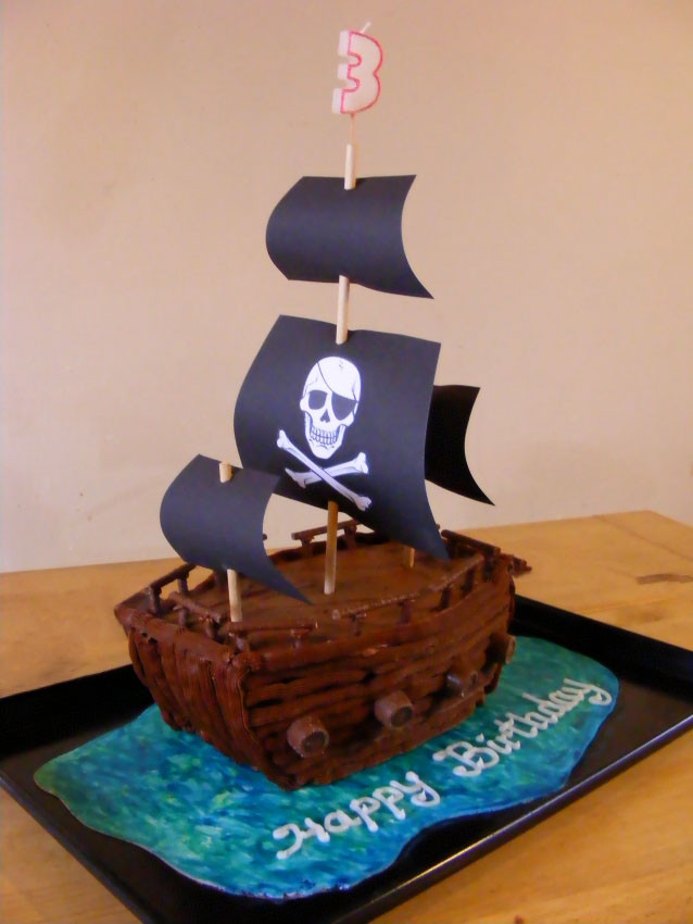 Best ideas about Ship Birthday Cake
. Save or Pin Pirate Ship Birthday Cake Now.