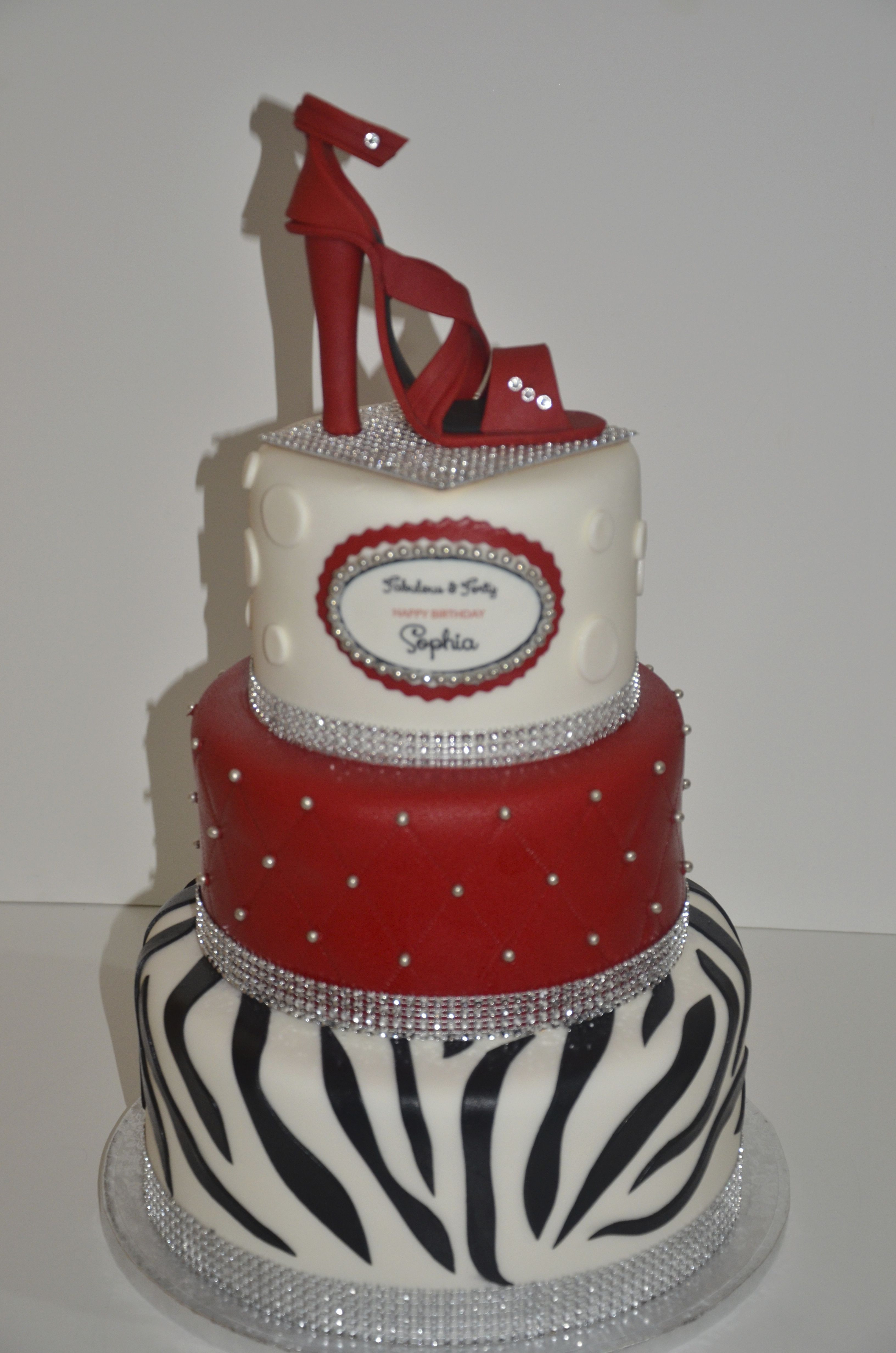 Best ideas about Shoe Birthday Cake
. Save or Pin Red Shoe Cake BIRTHDAY GIRL Now.