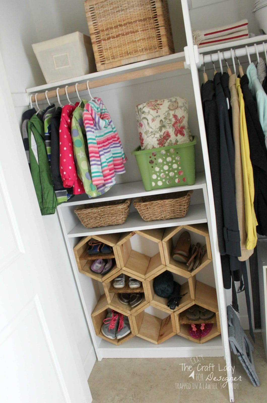 Best ideas about Shoe Rack DIY
. Save or Pin Hexagon DIY Shoe Rack Now.