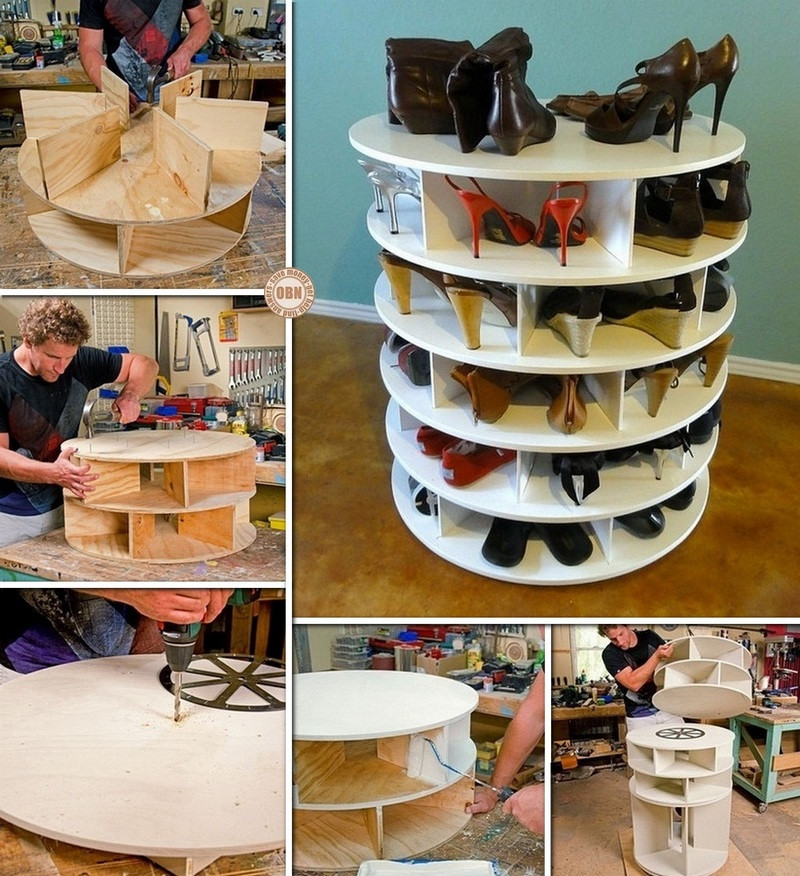 Best ideas about Shoe Storage DIY
. Save or Pin DIY Lazy Susan Shoe Storage Now.