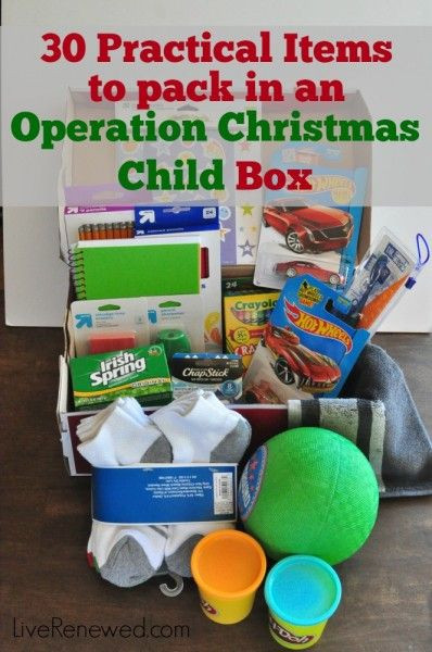 Best ideas about Shoebox Gift Ideas
. Save or Pin 30 Practical Items to Pack in an Operation Christmas Child Now.