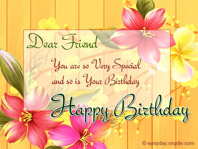 Best ideas about Short And Sweet Birthday Wishes
. Save or Pin Birthday Wishes for Friend Easyday Now.