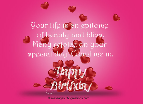 Best ideas about Short And Sweet Birthday Wishes
. Save or Pin Birthday Wishes for Girlfriend 365greetings Now.