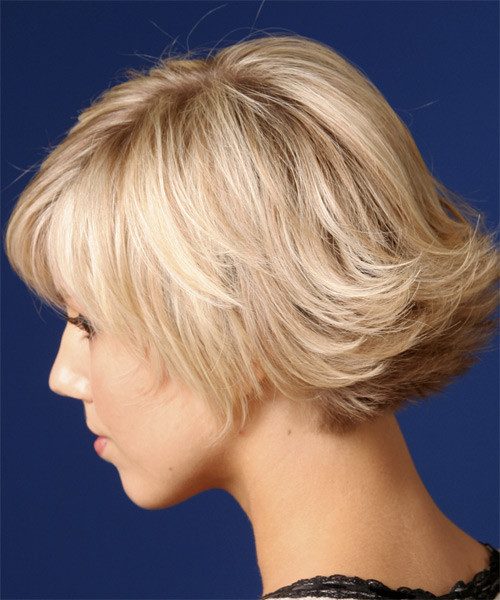 Best ideas about Short Flipped Hairstyle
. Save or Pin Casual Short Straight Hairstyle Light Strawberry Blonde Now.