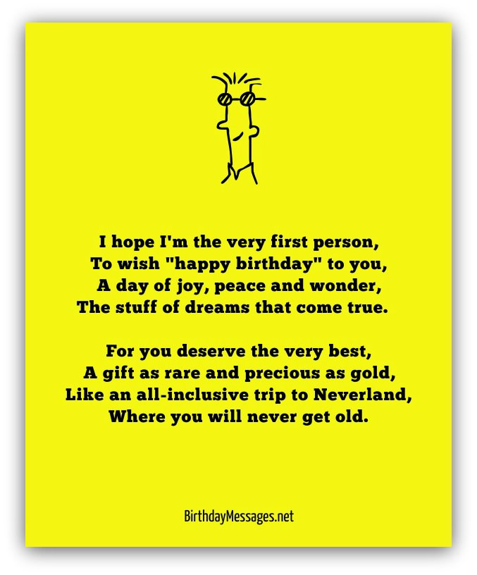 Best ideas about Short Funny Birthday Poems
. Save or Pin Happy Birthday Poems Happy Birthday Messages Now.