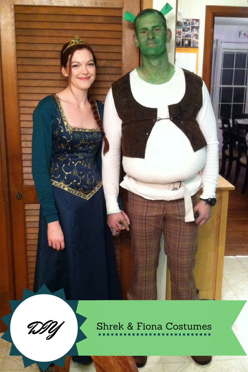 Best ideas about Shrek Costume DIY
. Save or Pin DIY Princess Fiona Costume Me val Dress and Shrek Now.