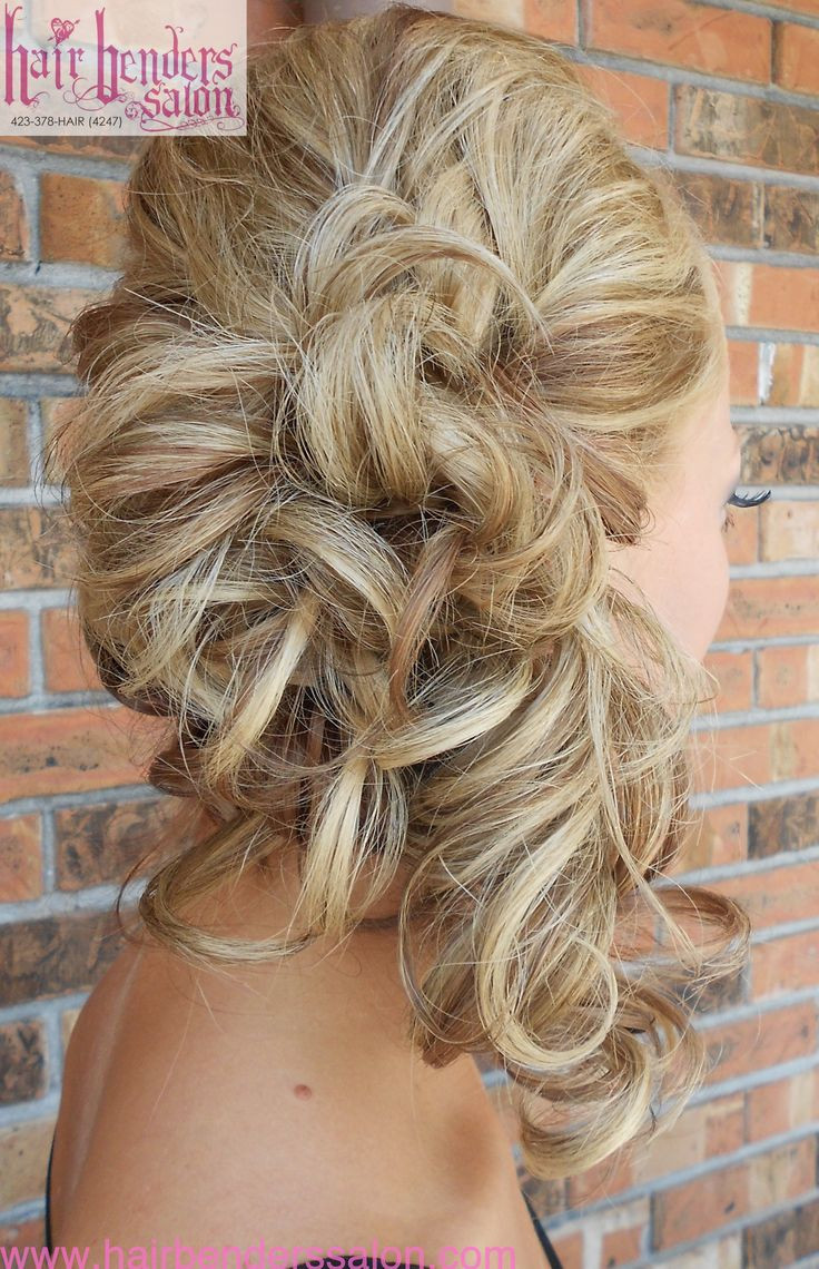 Best ideas about Side Curls Hairstyles For Wedding
. Save or Pin Curls pinned to side side ponytail Now.