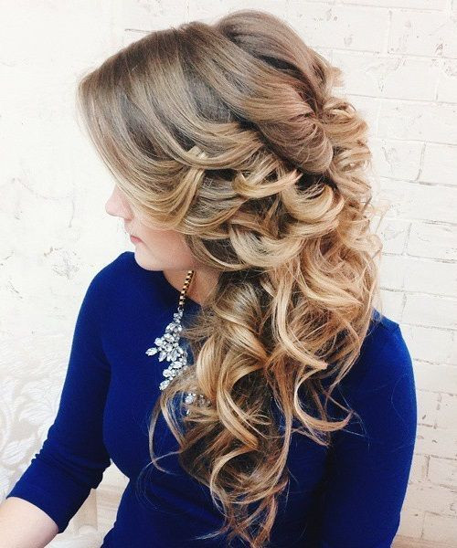 Best ideas about Side Curls Hairstyles For Wedding
. Save or Pin 20 Gorgeous Wedding Hairstyles for Long Hair Now.