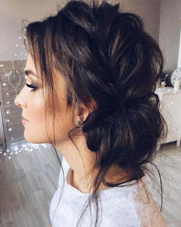 Best ideas about Side Updo Hairstyles
. Save or Pin Beautiful updo with side braid wedding hairstyle for Now.