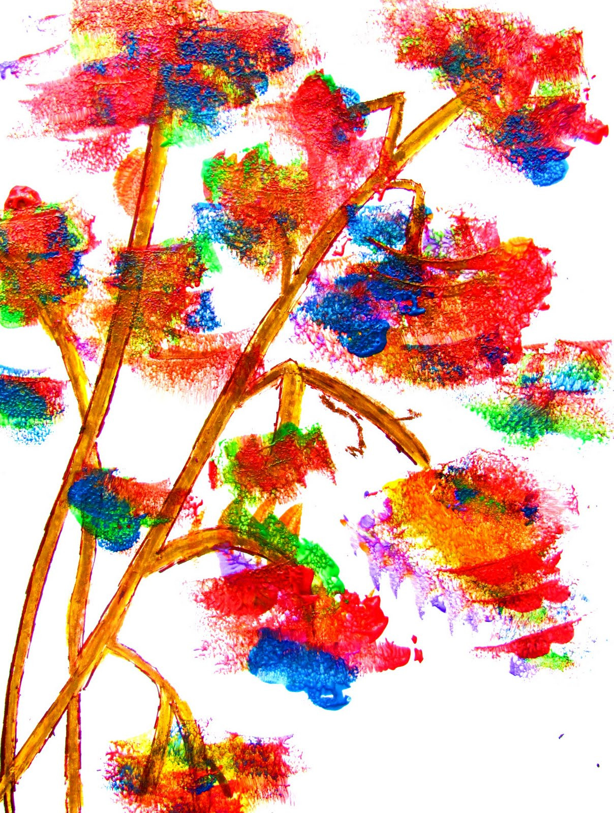 Best ideas about Simple Art Project
. Save or Pin colormehappy Sponge painting Fun to do easy art lesson Now.