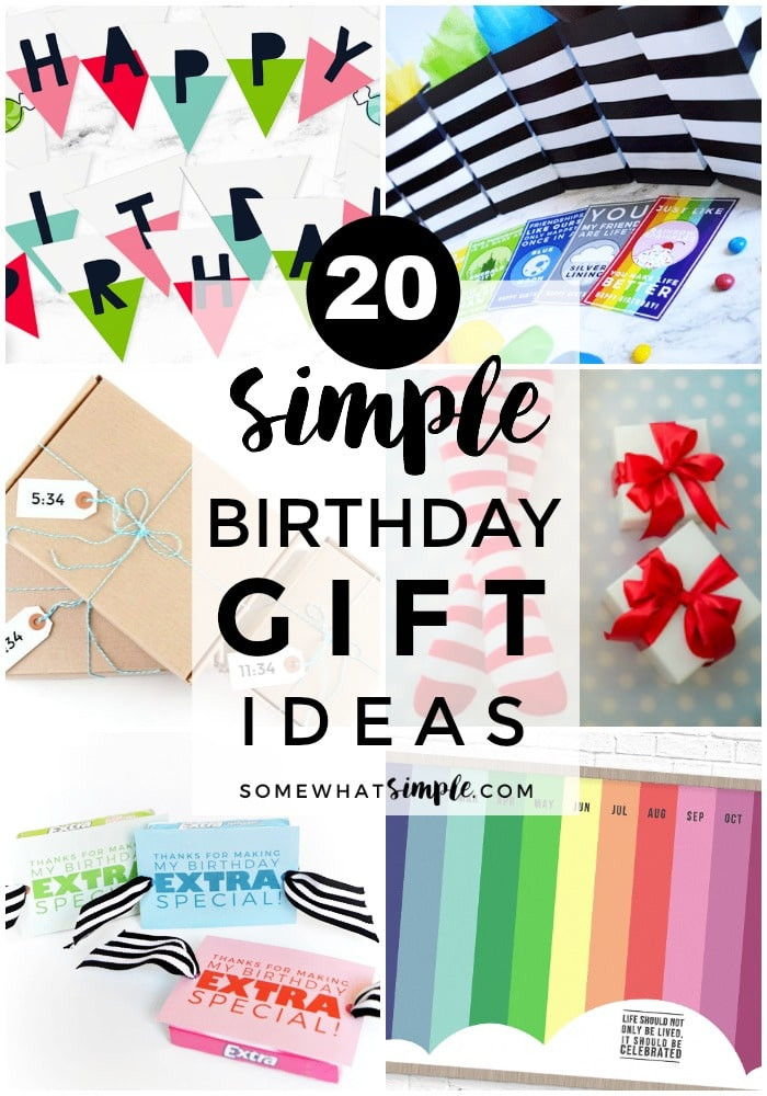 Best ideas about Simple Birthday Gifts
. Save or Pin 20 Simple Birthday Gift Ideas Video Now.