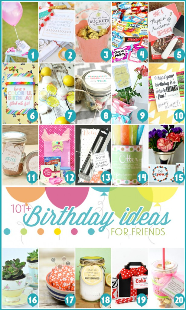 Best ideas about Simple Birthday Gifts
. Save or Pin 101 easy birthday t ideas and FREE printables Now.