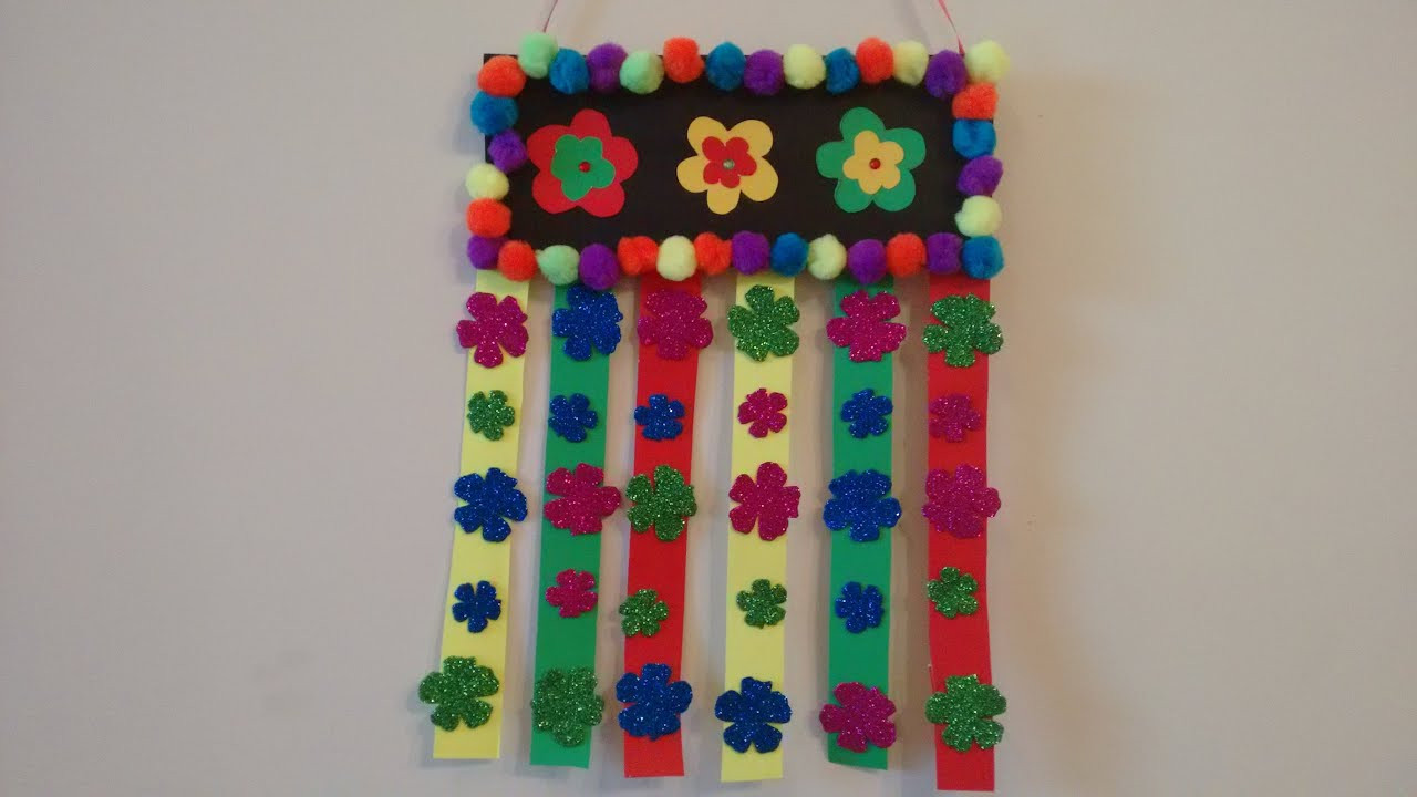 Best ideas about Simple Craft Ideas
. Save or Pin Craft idea Simple and easy wall hanging idea for kids Now.