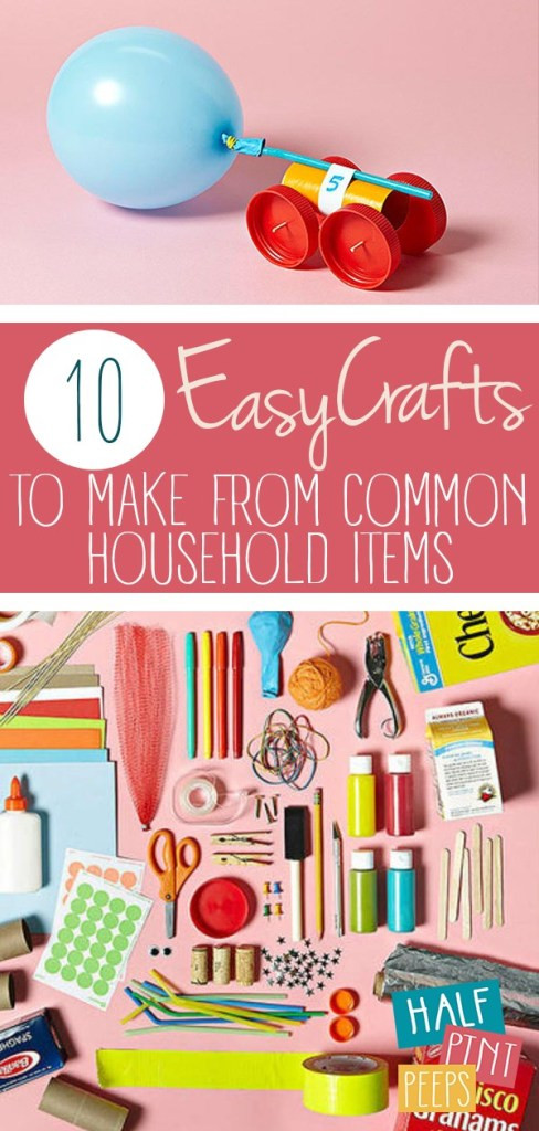Best ideas about Simple Craft Ideas With Household Items
. Save or Pin 10 Easy Crafts to Make from mon Household Items Now.