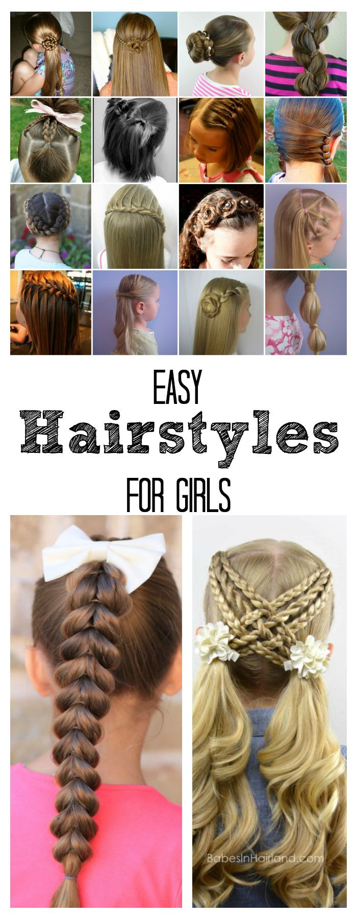 Best ideas about Simple Cute Hairstyles
. Save or Pin Easy Hairstyles for Girls The Idea Room Now.
