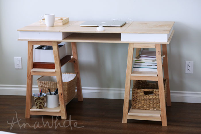 Best ideas about Simple DIY Desk
. Save or Pin Ana White Now.