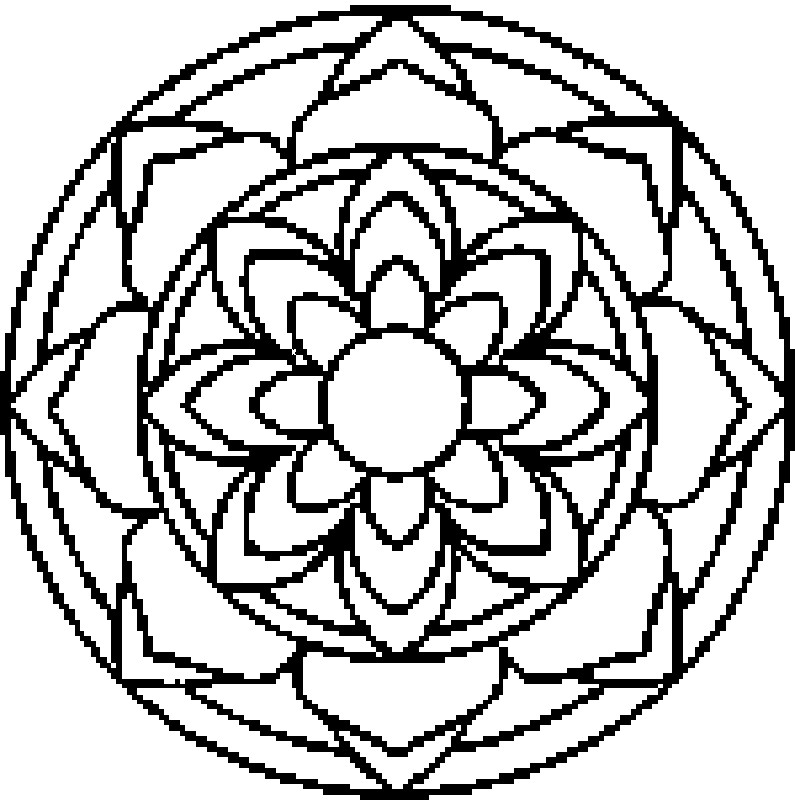Best ideas about Simple Mandala Coloring Pages For Teens
. Save or Pin Free Mandala Coloring Pages For Adults Coloring Home Now.