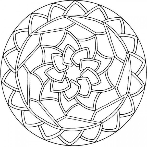 Best ideas about Simple Mandala Coloring Pages For Teens
. Save or Pin Simple Mandala Coloring Pages Now.
