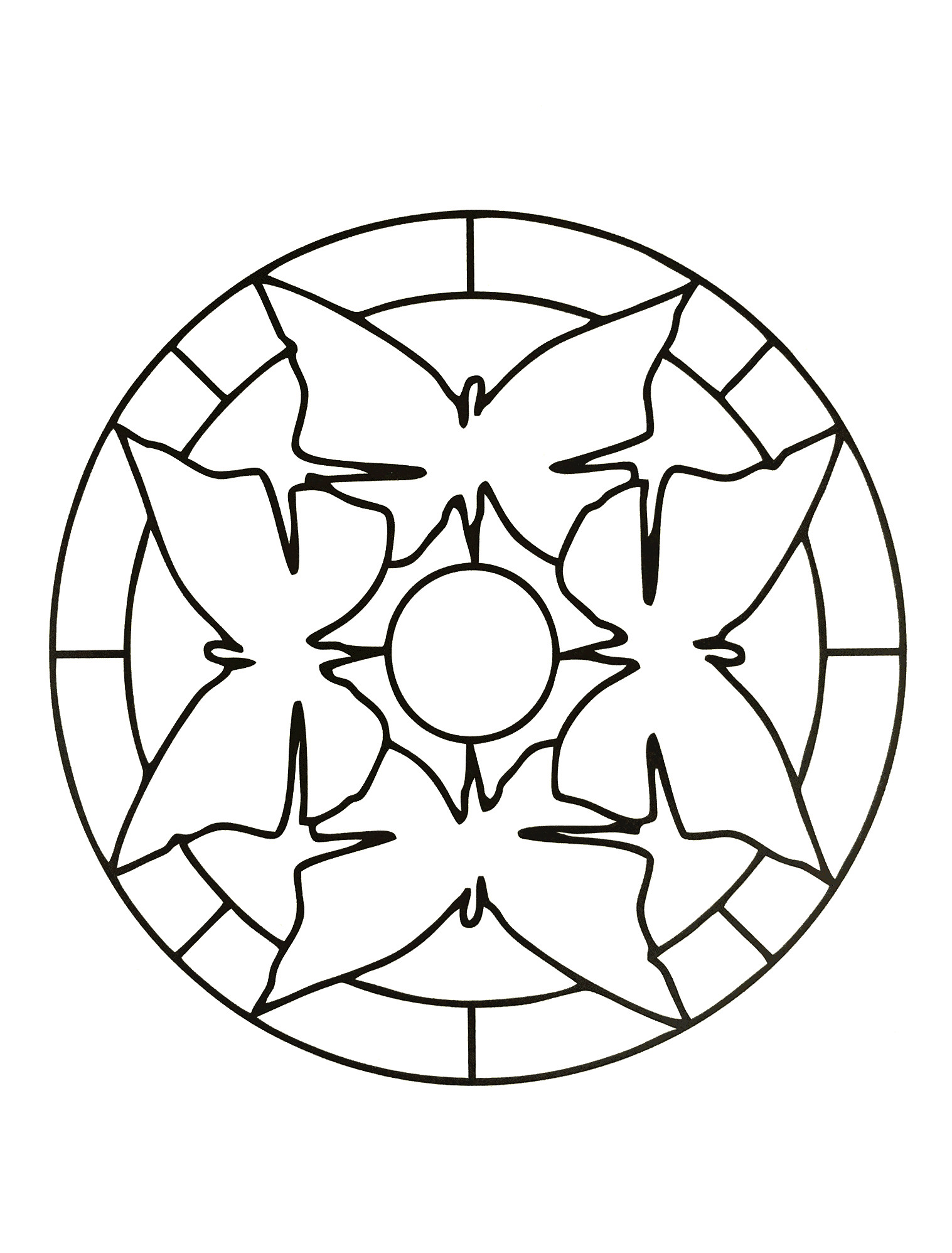 Best ideas about Simple Mandala Coloring Pages For Teens
. Save or Pin Simple mandala 35 M&alas Coloring pages for kids to Now.