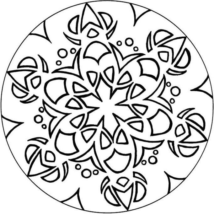 Best ideas about Simple Mandala Coloring Pages For Teens
. Save or Pin Circled mandala coloring pages for teens ColoringStar Now.