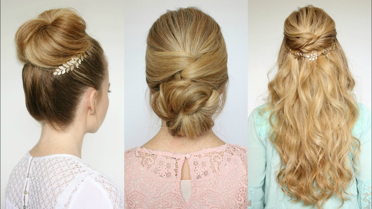 Best ideas about Simple Prom Hairstyles
. Save or Pin 3 Easy Prom Hairstyles Now.