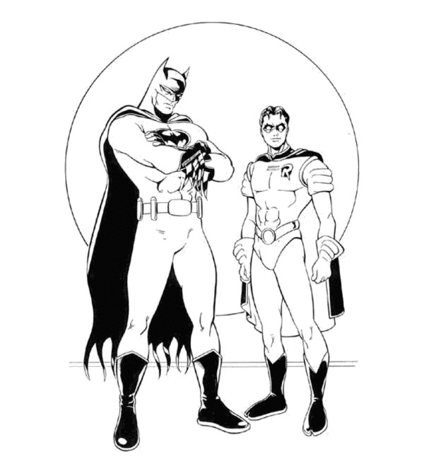 Best ideas about Simple Robin Coloring Sheets For Boys
. Save or Pin Batman Robin Coloring Pages For Kids Batman Coloring Now.