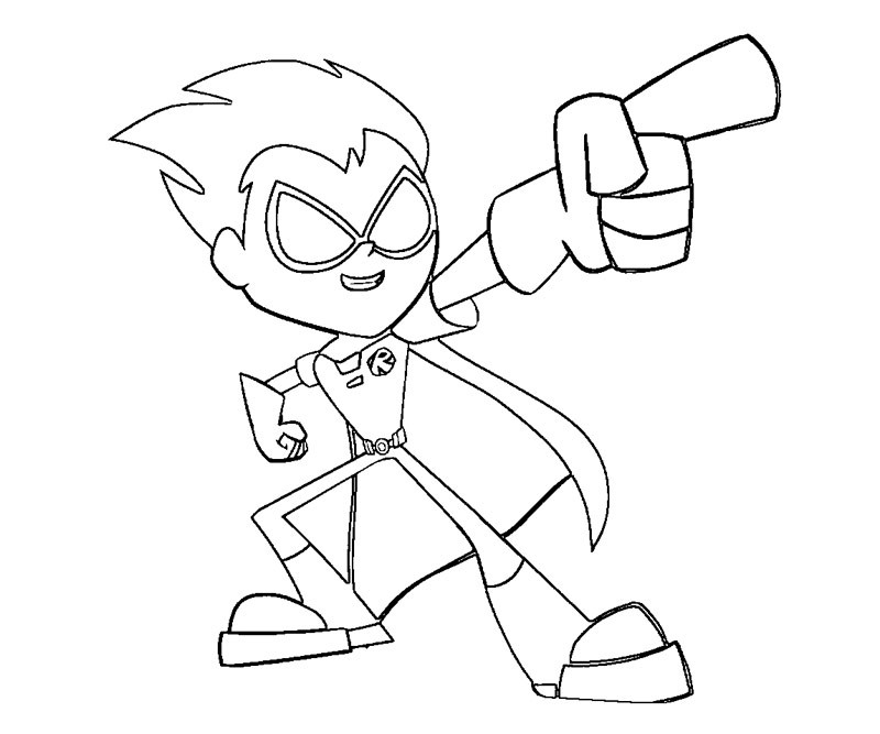 Best ideas about Simple Robin Coloring Sheets For Boys
. Save or Pin Teen Titans Coloring Pages AZ Coloring Pages Now.