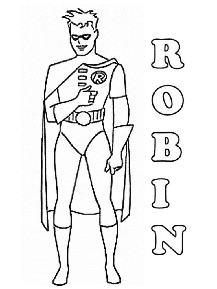 Best ideas about Simple Robin Coloring Sheets For Boys
. Save or Pin Batman and Robin coloring pages Free Printable Batman and Now.